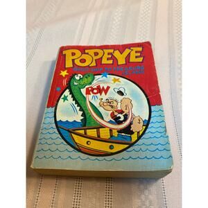 Vintage 1967 Big Little Books POPEYE; Ghost Ship to Treasure Island GUC